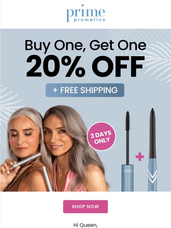 Buy More, Save 20% OFF Every 2nd Item + FREE SHIPPING