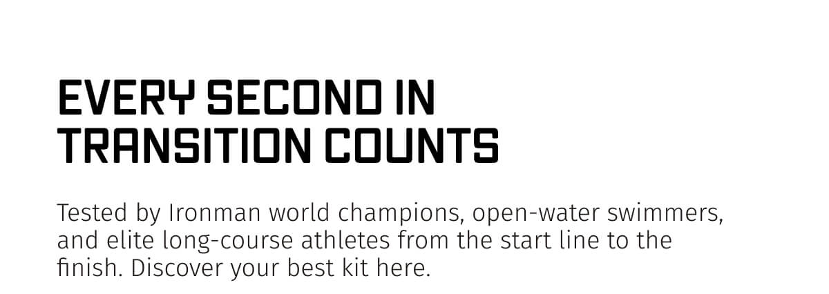 EVERY SECOND IN TRANSITION COUNTS.