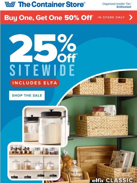 Win The Weekend: 25% Off Sitewide
