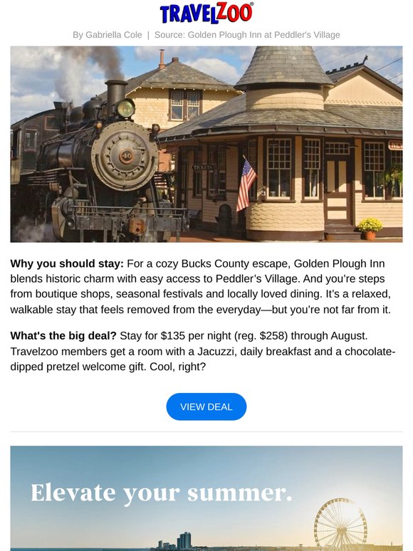$135—Storybook Bucks County stay w/breakfast, reg. $258
