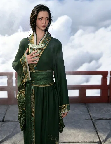 dForce Lala Verdant Immortal Outfit for Genesis 9