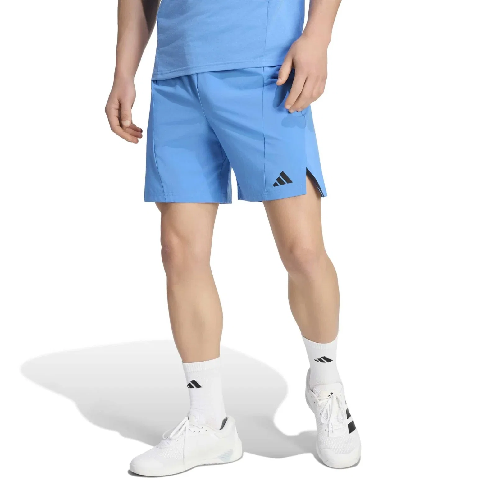 Image of adidas Mens D4T Wvn Shorts Blue