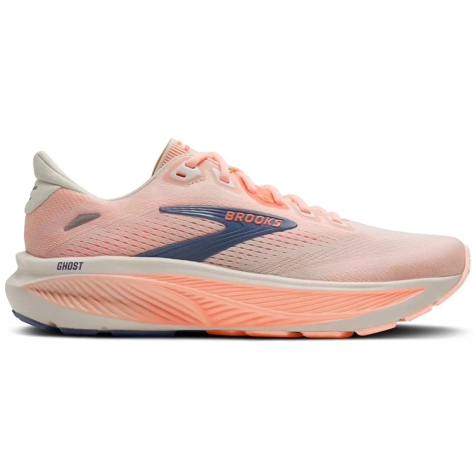 Image of Brooks Ghost 18 Womens Wide-Fit Cushioned Running Shoes