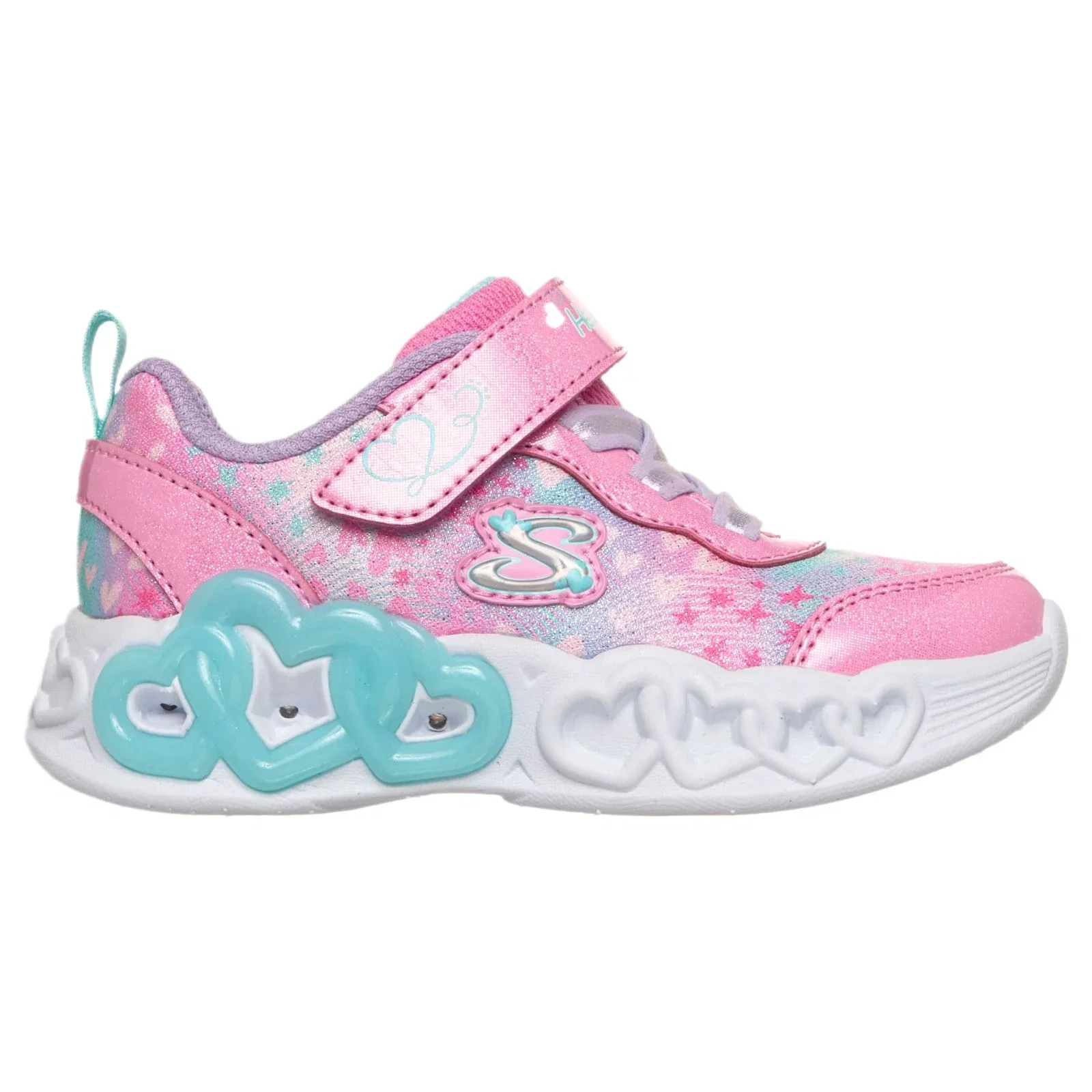 Image of Skechers Infinite Heart Lights Infant Girls Shoes
