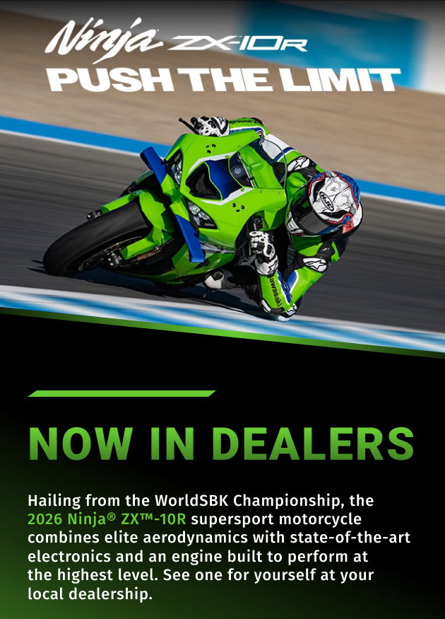 Ninja ZX-10r Push the Limit - Now in Dealers