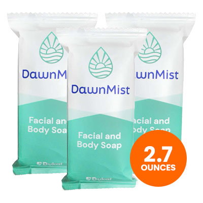 DawnMist Facial and Body Bar Soap - 2.7 oz, French Milled