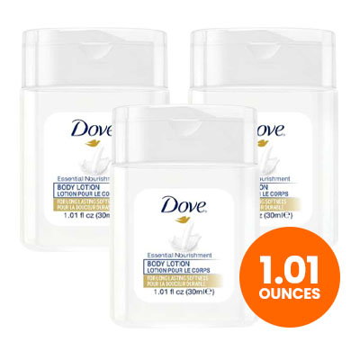 Dove Hydrating Care Body Lotion - 1.01 oz