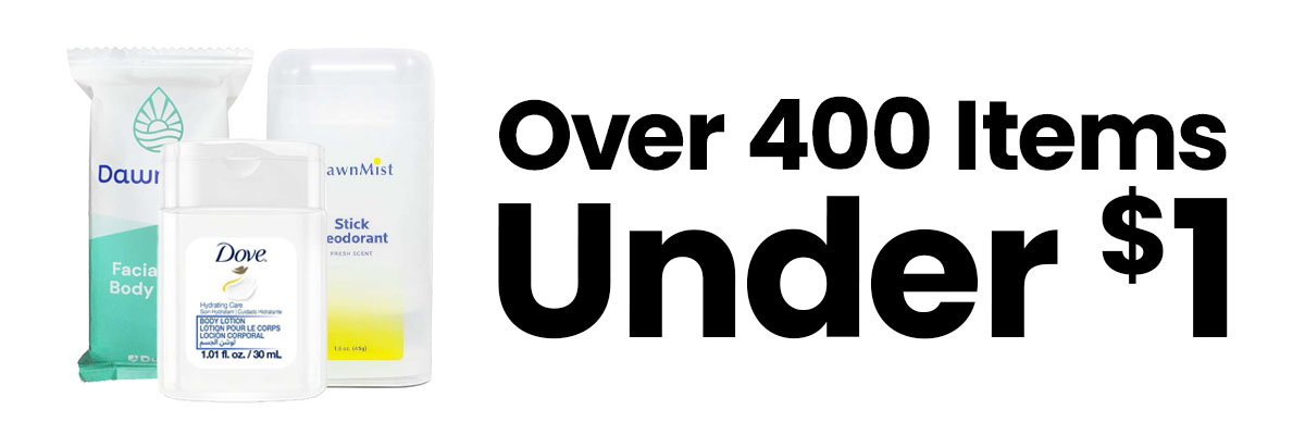 Over 400 items under $1