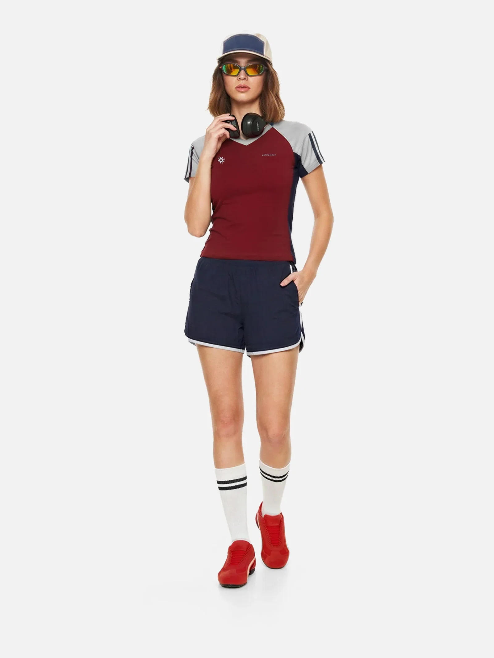 Breezy Slim Retro Gym Tee