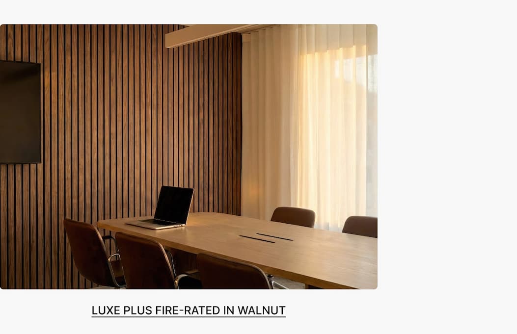 Luxe Plus Fire-Rated in Walnut