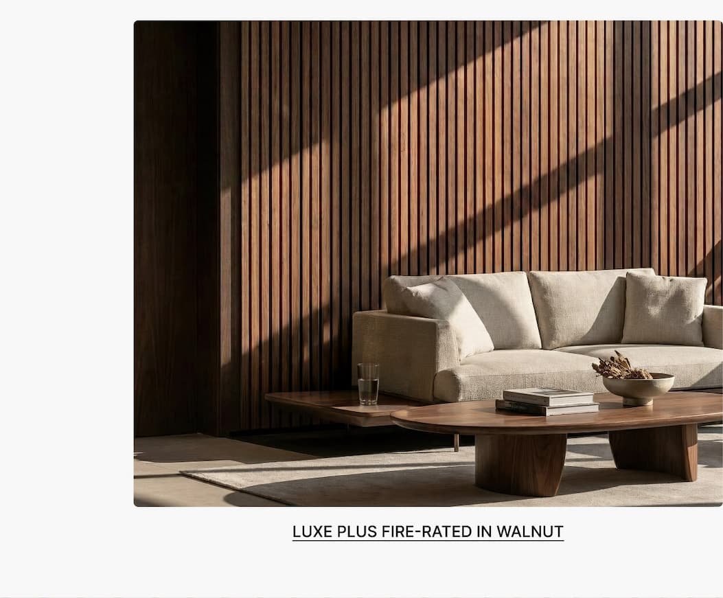 Luxe Plus Fire-Rated in Walnut