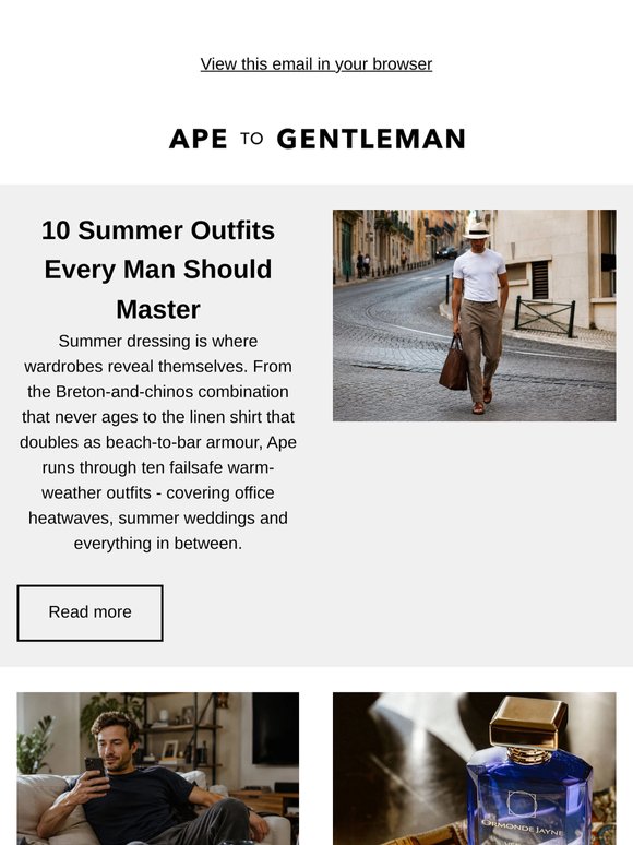 The Summer Edit: Outfits, Scent, Spirits and the 30 Things Worth Cutting From Your Life