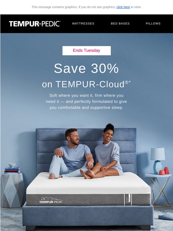 Special savings on cloud-like comfort