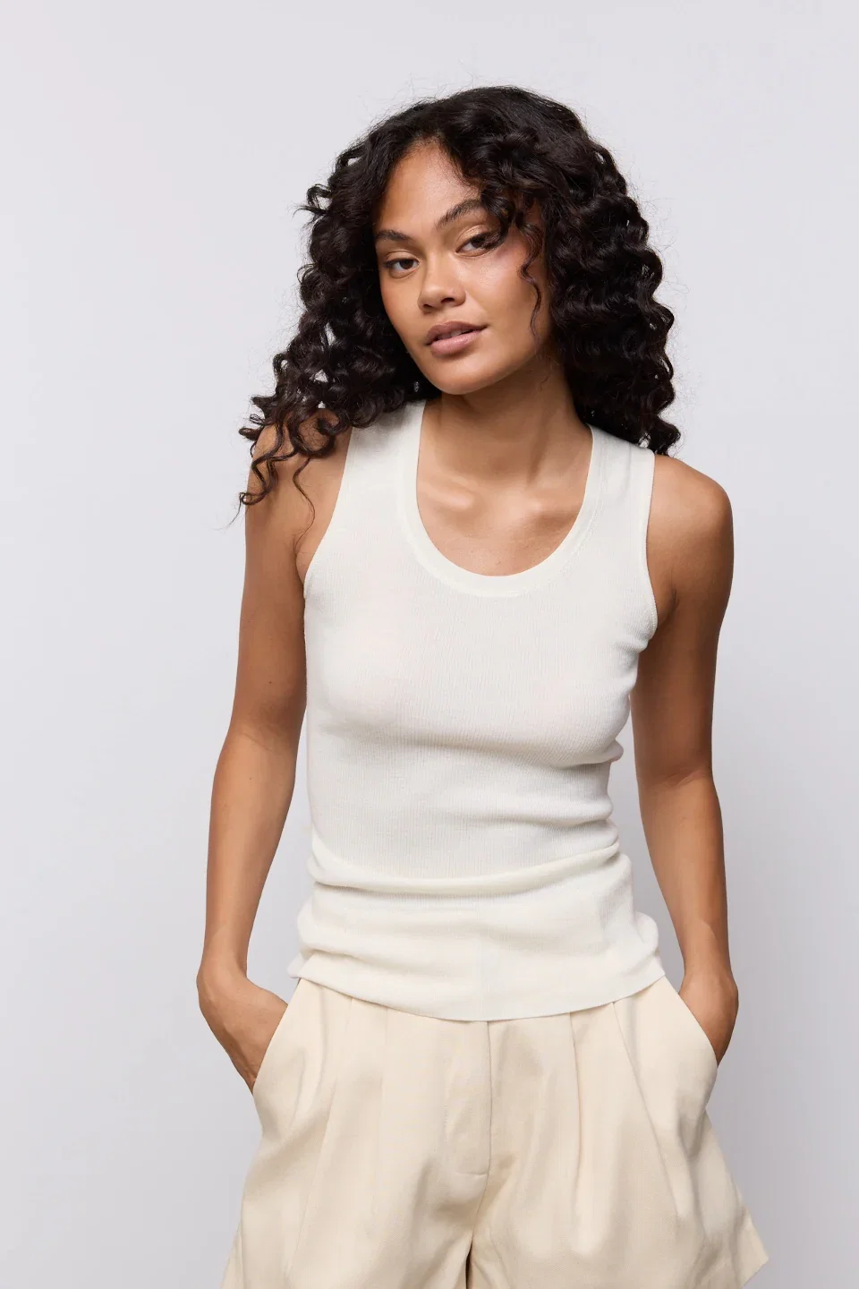 Image of Merino Wool Tank Top