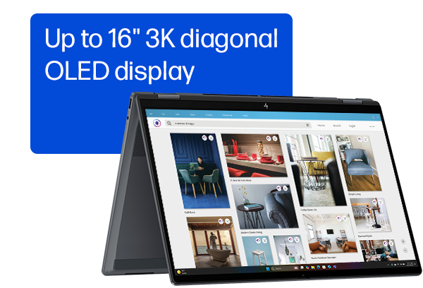 Up to 16' 3K diagonal OLED display