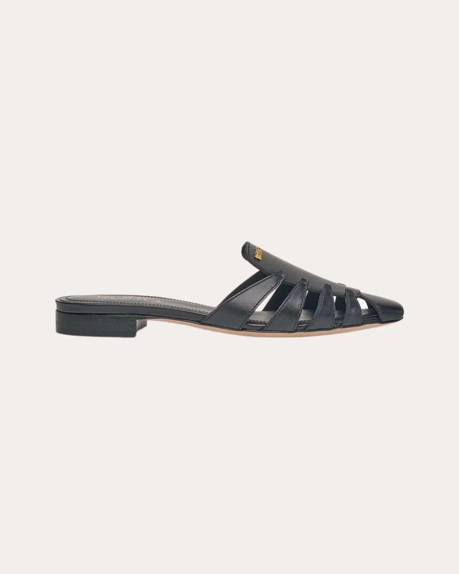 Maudie Leather Halo Mule