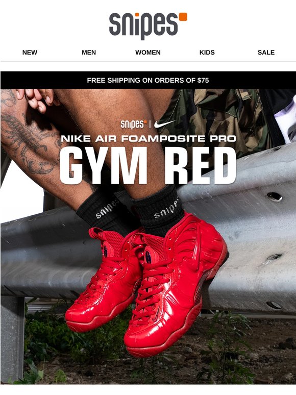🚨Release: Nike Foamposite Pro "Gym Red"