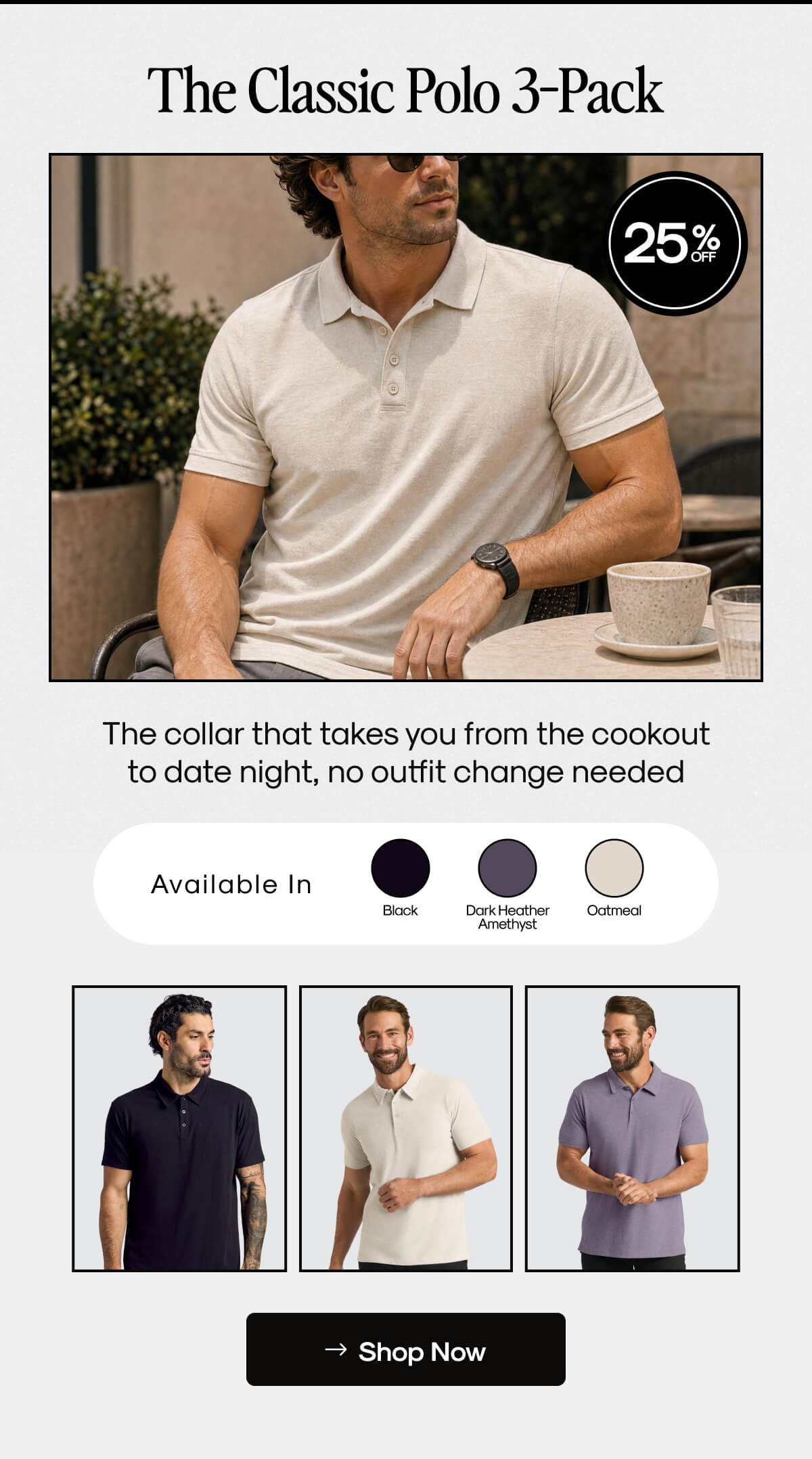 The Classic Polo 3-Pack