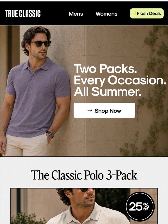 Summer Isn’t Complete Without This Polo Pack