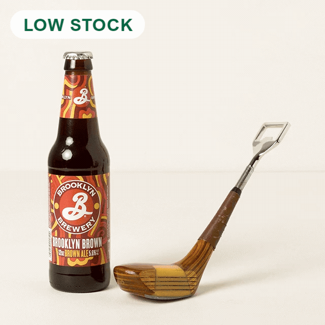 Reclaimed Golf Club Bottle Opener