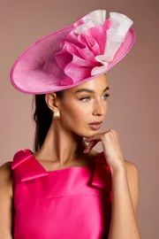 Lisa Tan Side Facing Ruffle Fascinator
