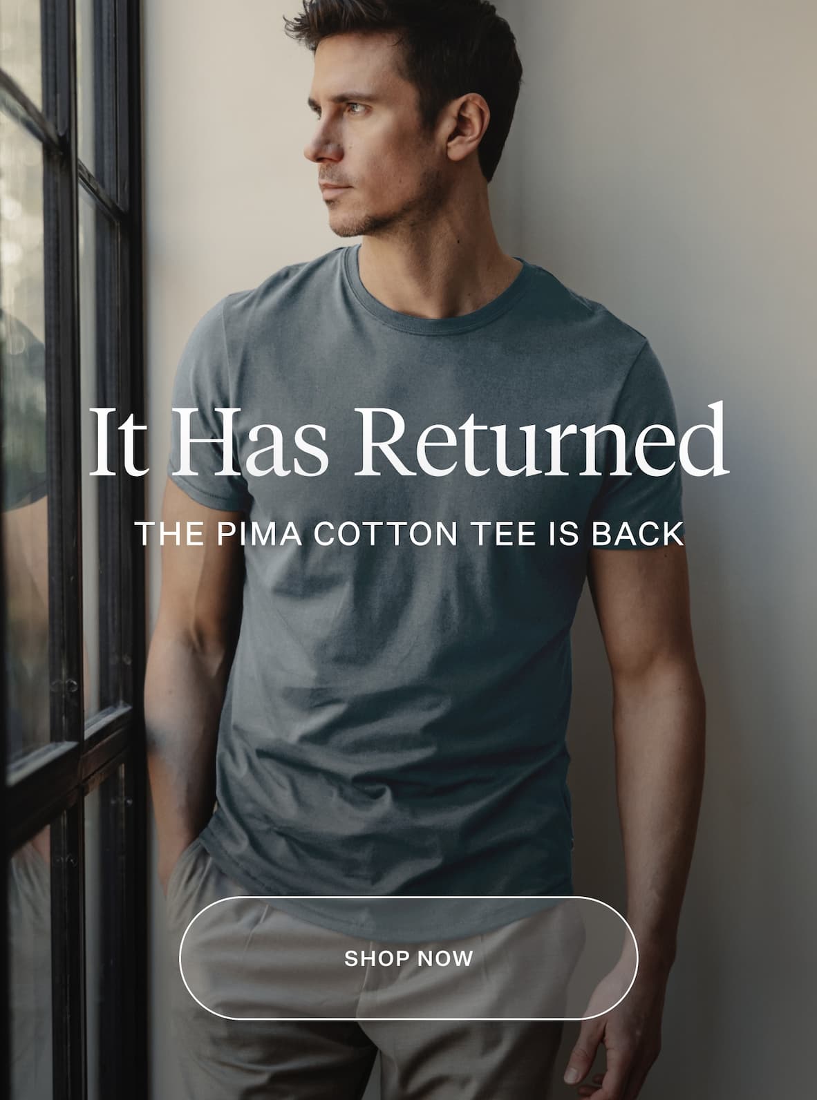 The Pima Cotton Tee is Back!