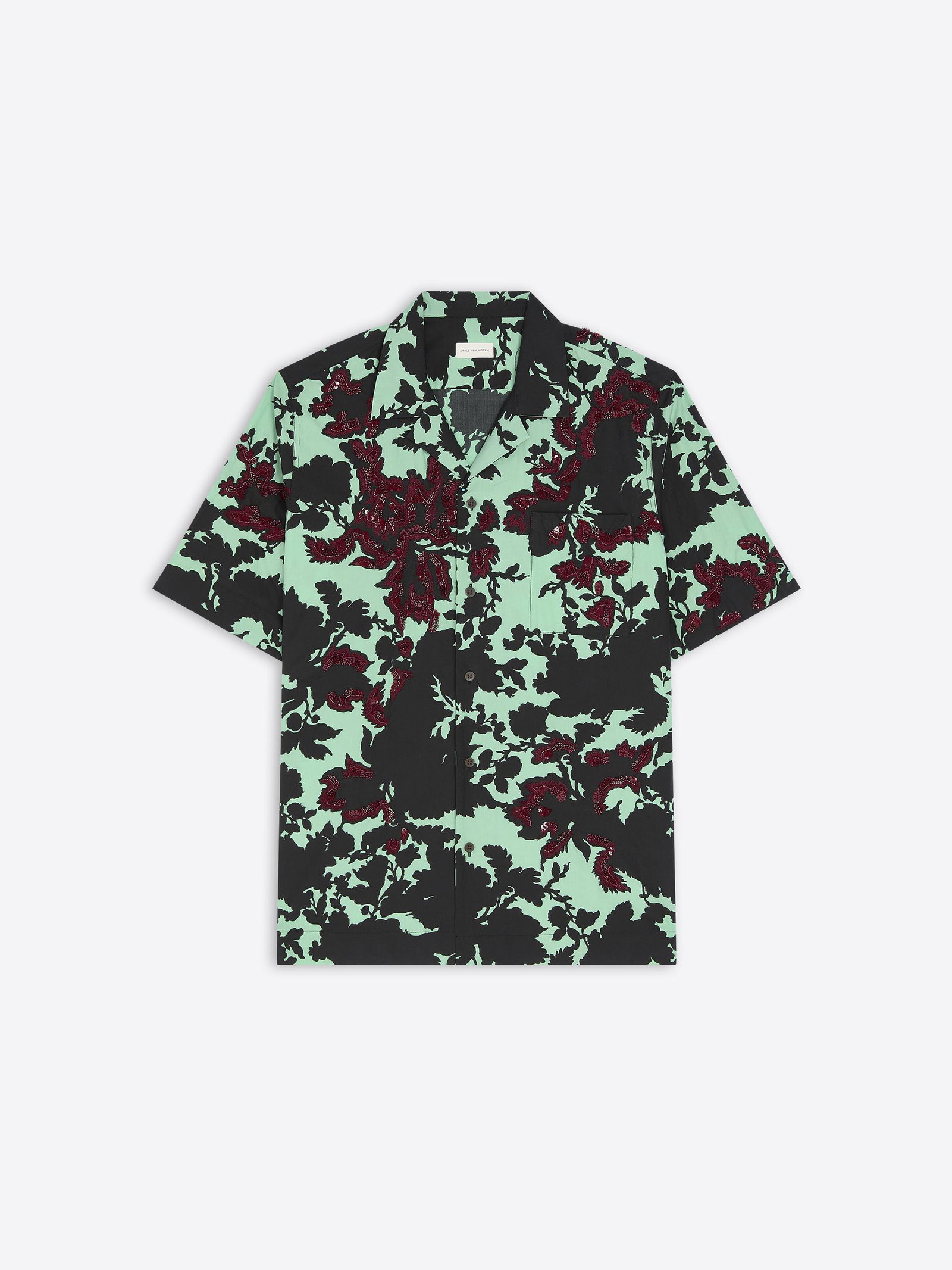 Boxy embroidered shirt - Dries Van Noten