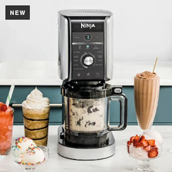 Ninja Creami Deluxe 10-in-1 Ice Cream and Iced Drink Maker