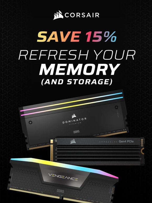 Need to Refresh Your Memory (and Storage)?