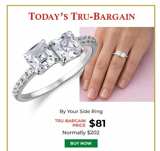 By Your Side Ring Platinum Clad