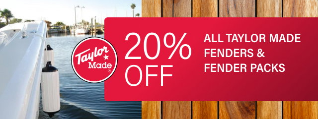 20% Off All Taylor Made Fenders & Fender Packs - Shop Now