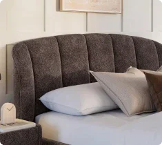 Amarilla Bouclé Ottoman Bed Frame
