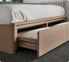 Roman Wooden Ottoman Bed Frame