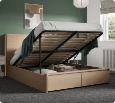 Roman Wooden Ottoman Bed Frame