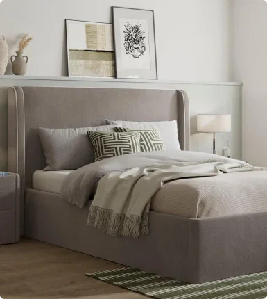 Silentnight Payton Upholstered Ottoman Bed Frame