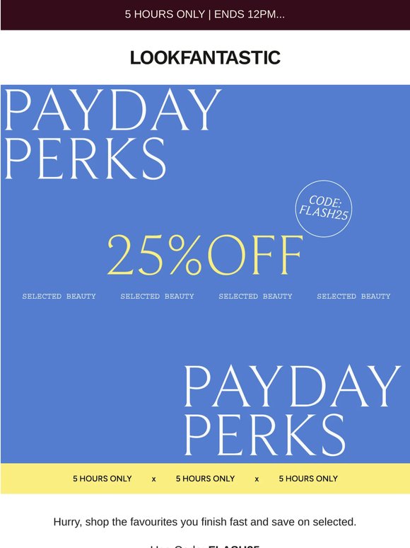 25% Off | Your Time Starts NOW