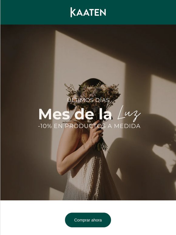 ¡Solo hasta el domingo! Despide el Mes de la Luz en Kaaten 🕊️