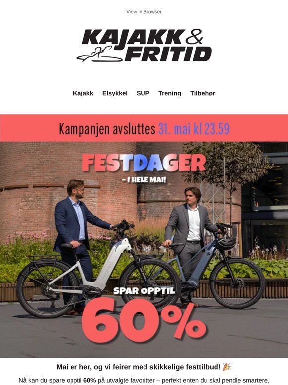 ELLEVILLE MAI TILBUD - GJØR ET KUPP NÅ!