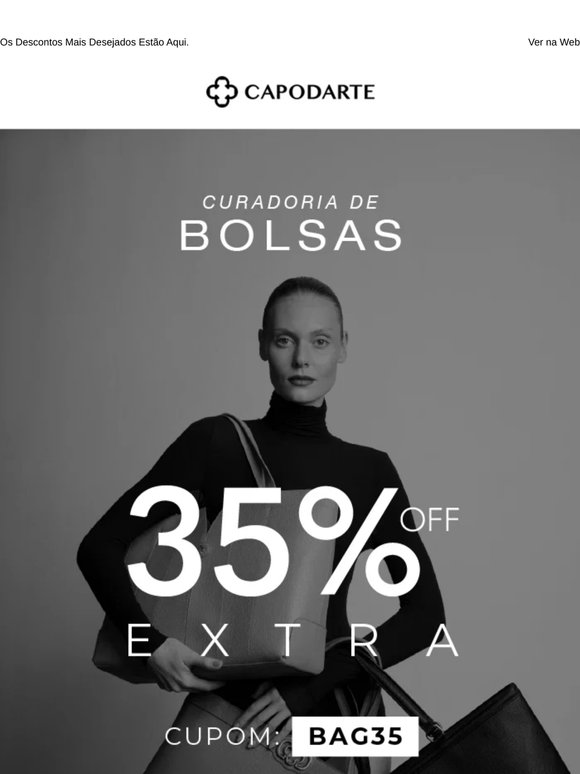 Bolsas com 35% Off Extra