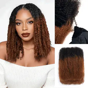 Image of Member Sale| QVR Ombre Brown #T1B/30 Afro kinky Bulk Human Hair