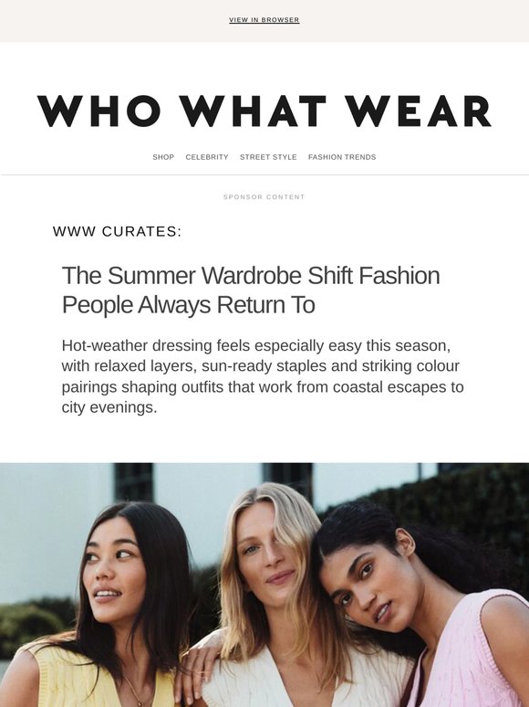 The summer wardrobe essentials we love