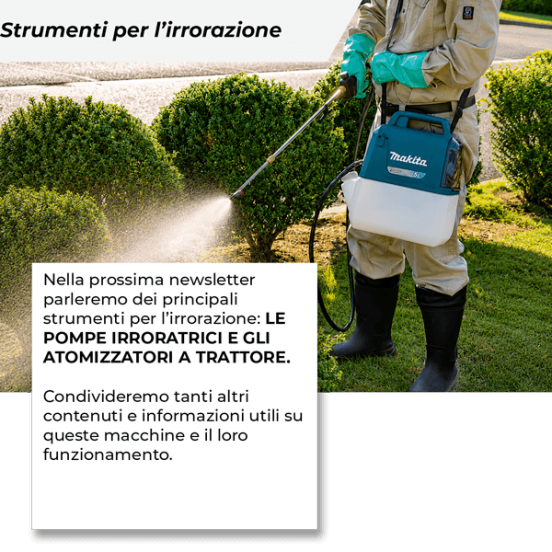 PROSSIMA USCITA: STRUMENTI PER L'IRRORAZIONE