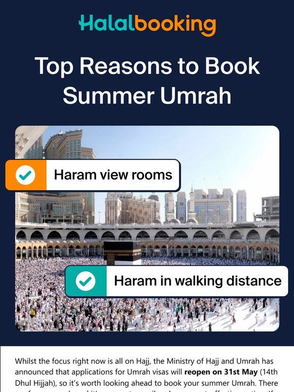 Summer Umrah - get ready now