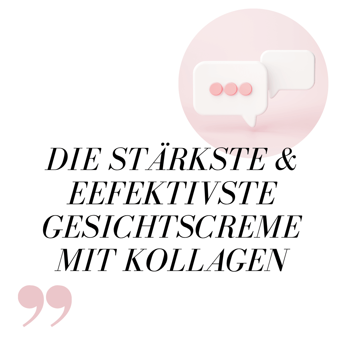 Die Frage - Die stärkste Gesichtscreme mit Kollagen