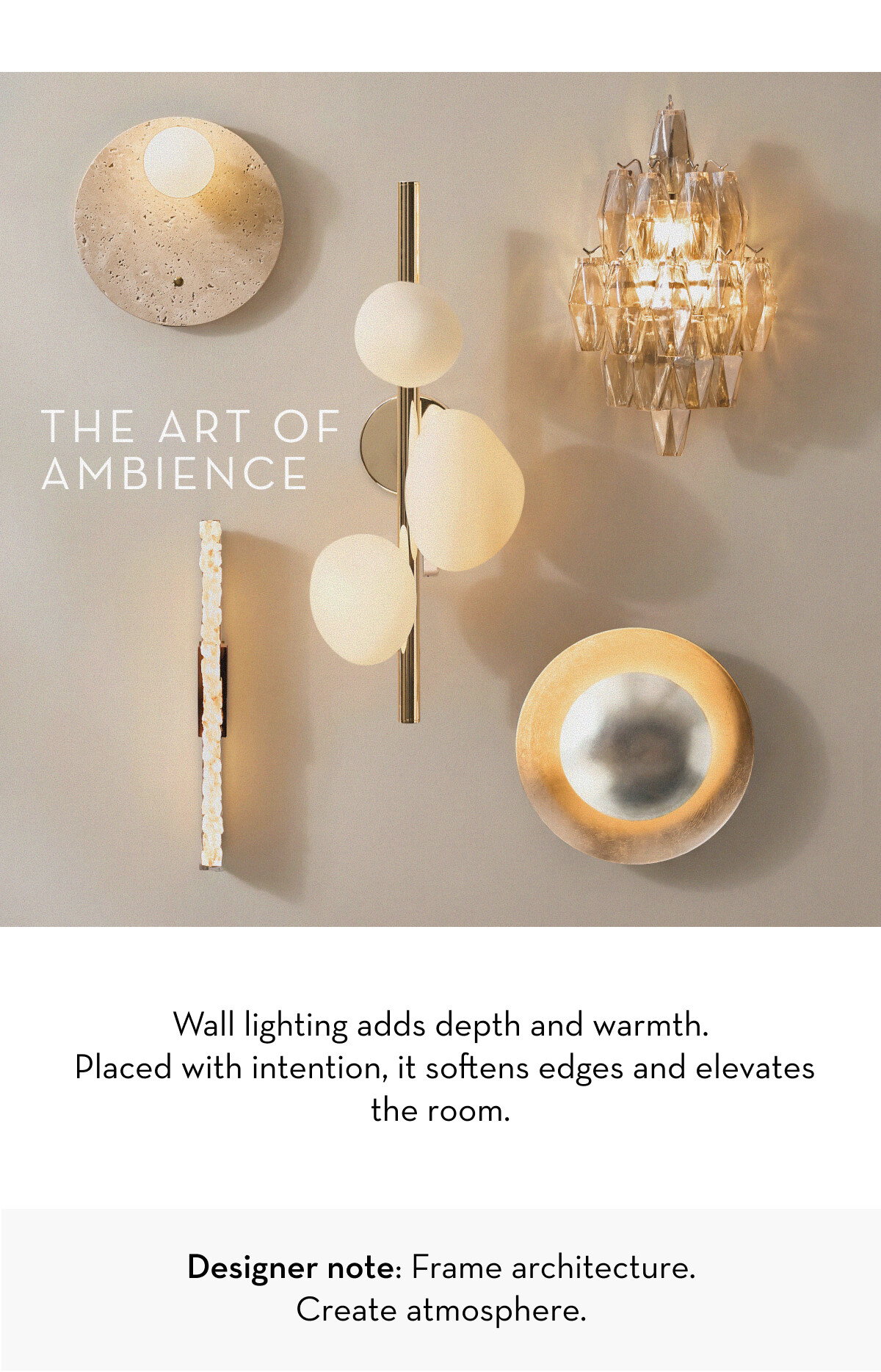 Glamorous wall sconces for statement lighting