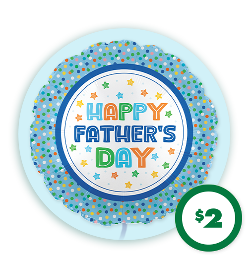 $2 Father's Day Balloons