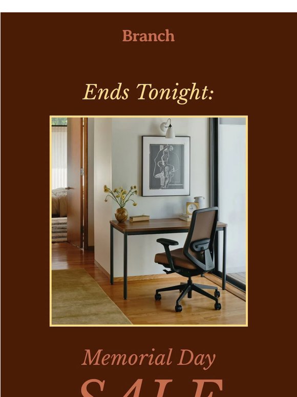 Ends Tonight: Memorial Day Sale