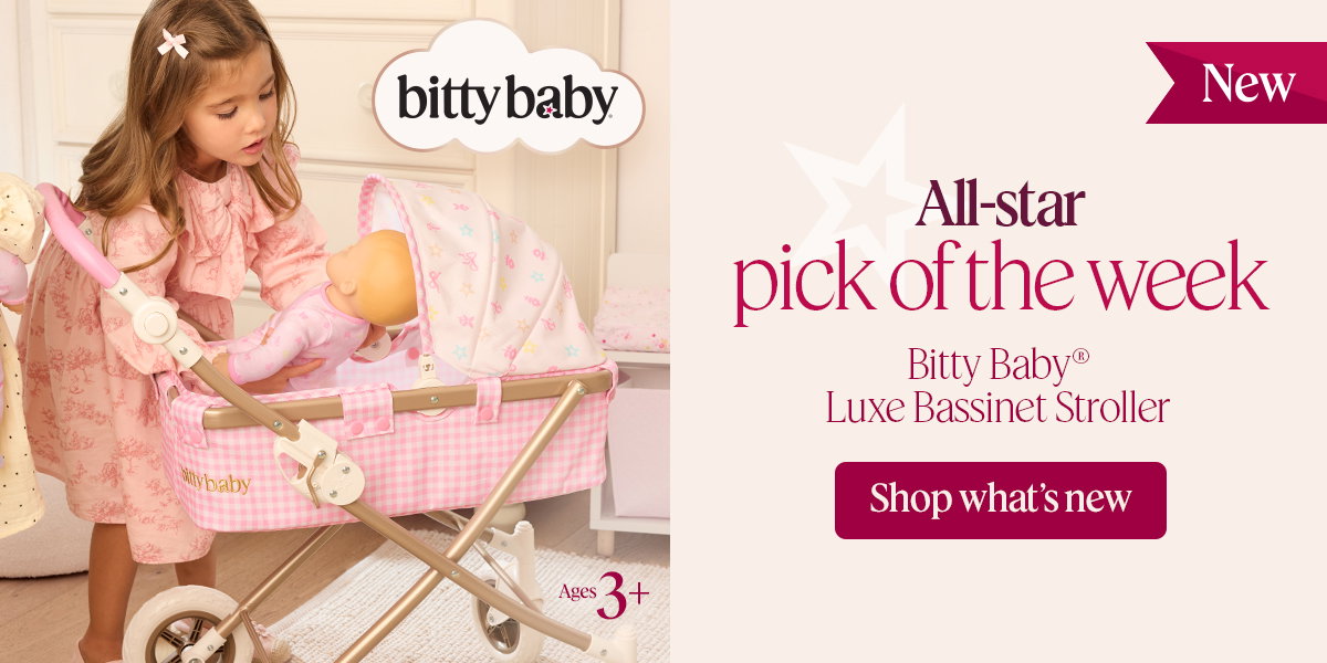 All-star pick of the week. Bitty Baby® Luxe Bassinet Stroller Shop what’s new