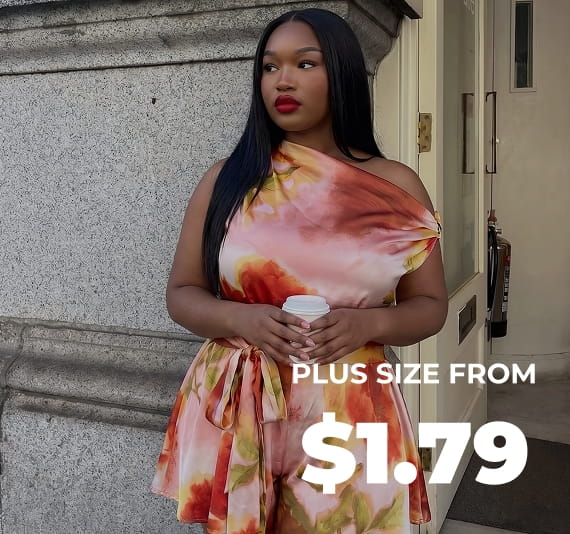 SHOP PLUS SIZE FROM $1.79