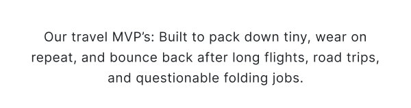 Shop Packable Picks